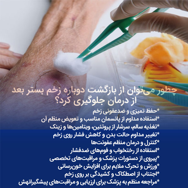 چطور میتوان از بازگشت دوباره زخم بستر بعد از درمان جلوگیری کرد؟